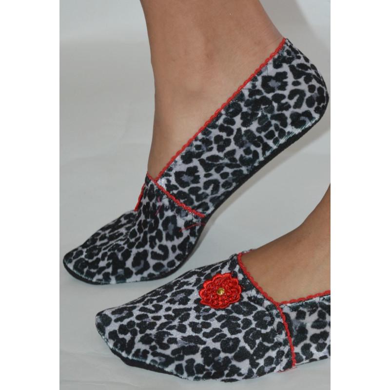 Chausson de voyage Griffy Rouge Ixli