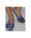 Chausson de voyage Iris rose Ixli