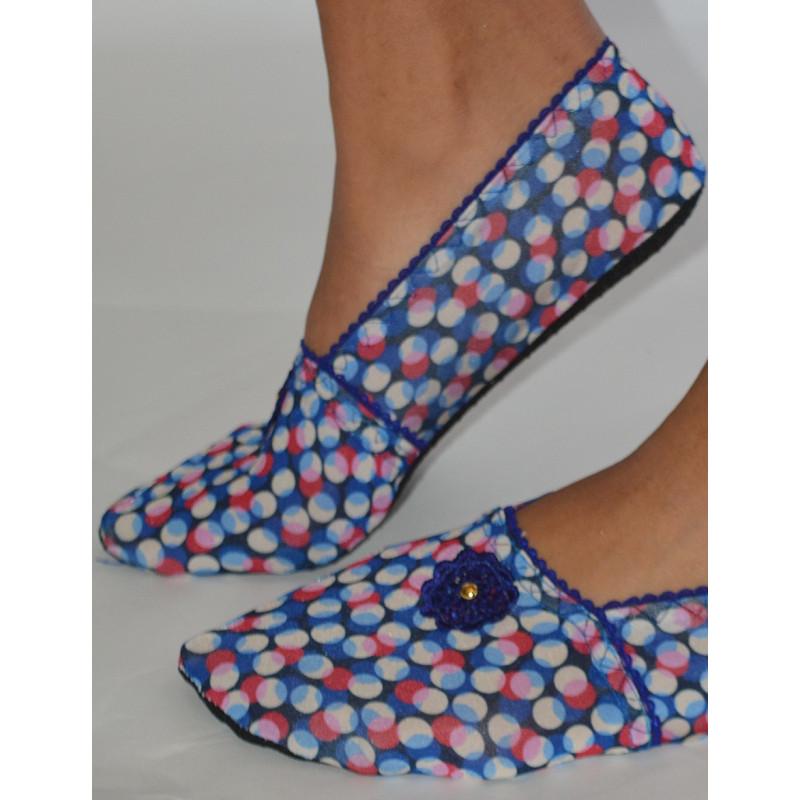 Collant Fil de joie Motif Cachemire Fleuri