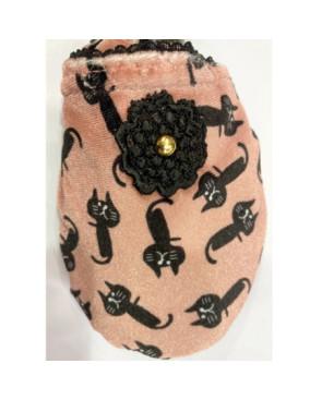 Chaussons de Voyage Miaou Rose Ixli