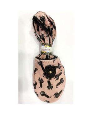  chaussons-tissu-imprimé-de-voyage-ixli-les-petits-caprices-miaou-rose-entier