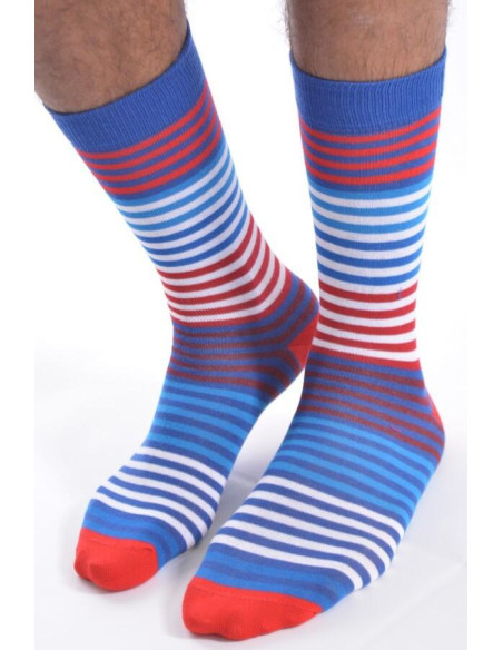 Chaussettes Cronert Homme rayures