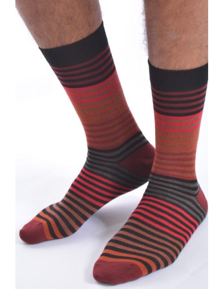 Chaussettes Cronert Homme rayures