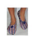 Chaussons de Voyage Square Bleu Ixli