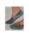 Chaussons de Voyage Square orange Ixli
