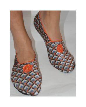  Chausson-coréen-lpc-ixli-Terrazo-orange-avant