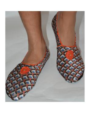  Chausson-coréen-lpc-ixli-Terrazo-orange-avant-ouvert