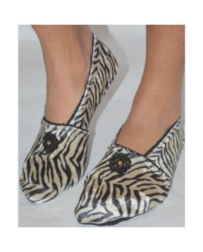  chaussons-tissu-imprimé-de-voyage-ixli-les-petits-caprices-Zébre-profil