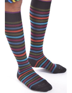 Mi bas Homme Rayures Sangiacomo 2