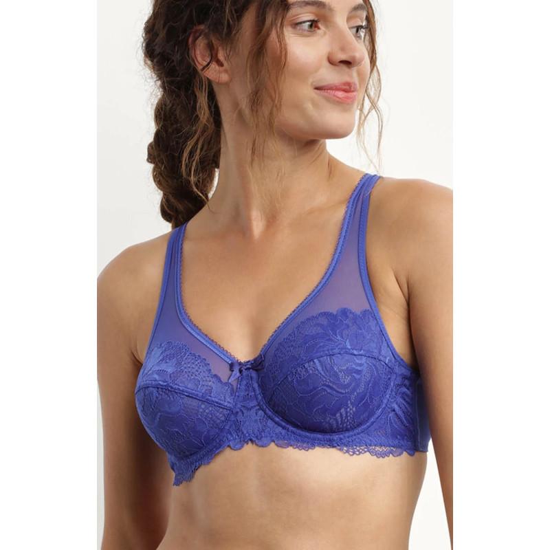Soutien gorge Dim Generous Essentiel Bleu