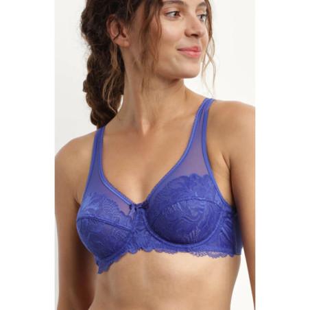 Soutien Gorge Dim Dentelle Generous Bleu Stella