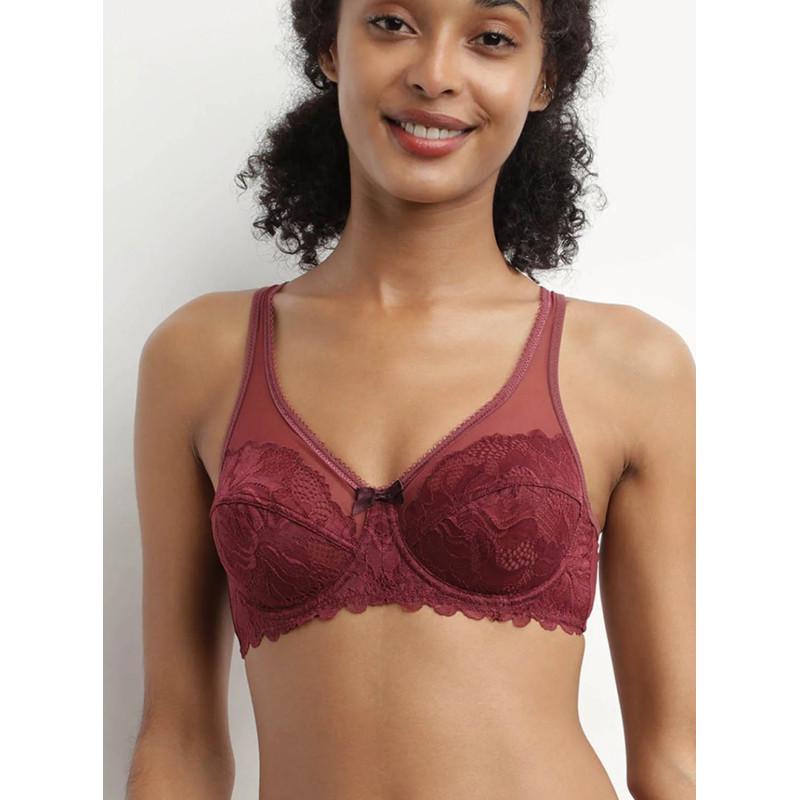 Soutien gorge Dim Generous Essentiel Rubis