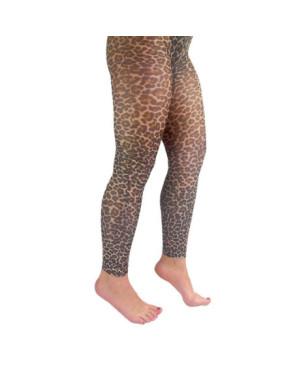 Collant-Pamela-Mann--sans-pieds-imprimé-léopard-profil