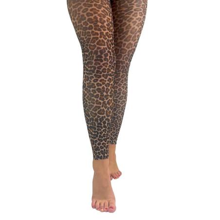 Collant sans Pieds Pamela Mann Léopard