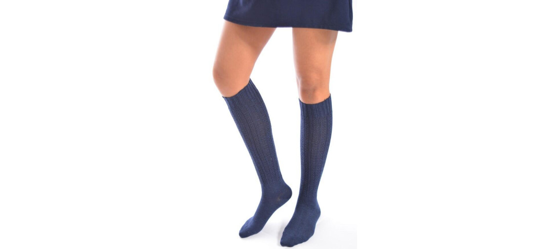 Mi bas laine RELIEF TRICOTE HIVER 