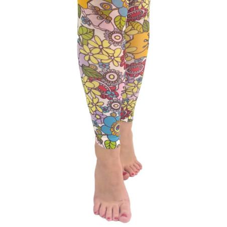 Collant sans Pieds Pamela Mann Flower Power