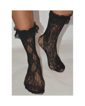Chaussettes Caprices Dentelle à revers Dentelle