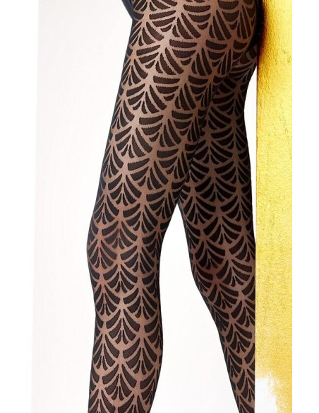 Collant Feuilles stylées Omero