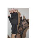 Mitaines Dentelle D'été anti UV chic noir