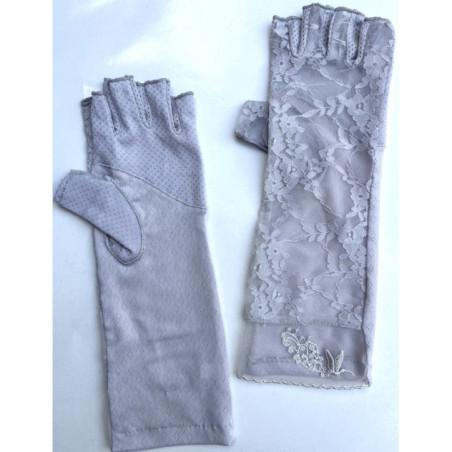 Mitaine-dentelle-d-ete-chic-anti-uv-rafraichissante-Gris