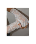 Mitaines Dentelle D'été anti UV chic Gris