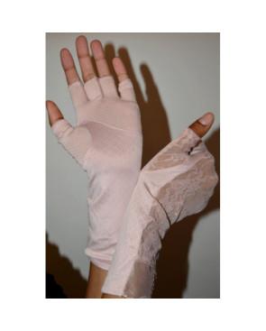  Mitaines-dentelle-lyocell-d-été-rafraichissante-anti-uv-rosé-détail-picot