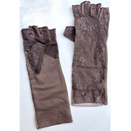 Mitaine-dentelle-d-ete-chic-anti-uv-rafraichissante-chocolat