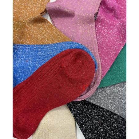 Chaussettes coton D'été lurex