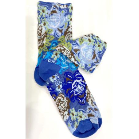 Chaussettes Pierre Mantoux Précieuse fleurs Abstraites