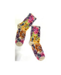 Chaussettes Pierre Mantoux Précieuse fleurs Abstraites