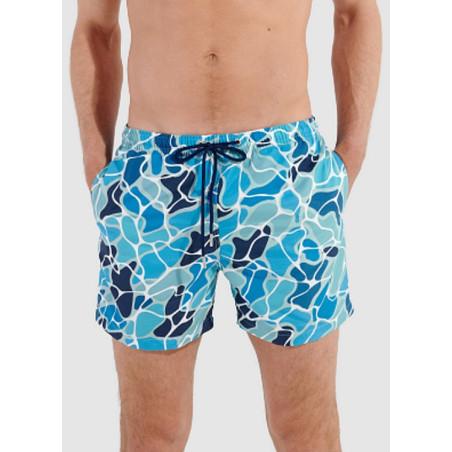 Caleçon de bain Hom Alain Bleu Topaze