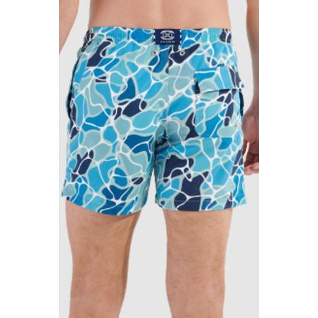 Caleçon de bain Hom Alain Bleu Topaze