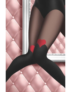 Collant cuissarde passion amoureuse Voilà