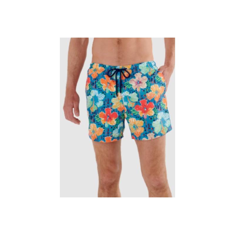 Caleçon de bain Hom Dino Fleuri Caleçon de bain Hom Dino Fleuri