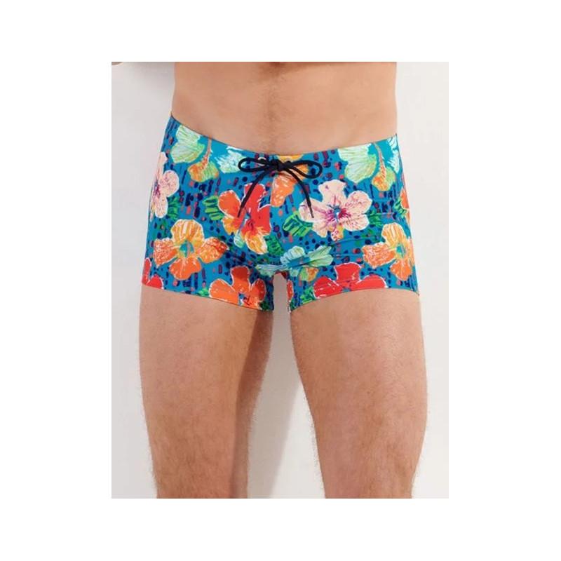 Boxer de Bain Hom Dino Fleuri