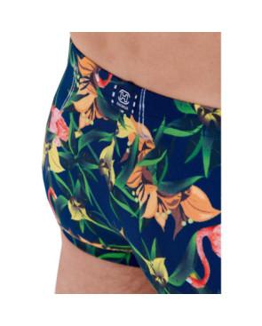  Boxer-de-bain-HOM-Flamingo-Bleu-détail-dos