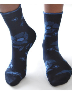 Chaussettes bouquet abstrait Sangiacomo