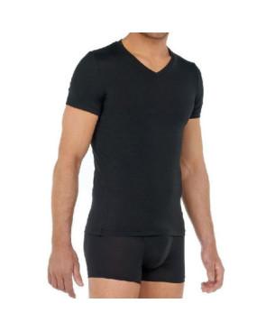 T shirt Col V Hom coton modal