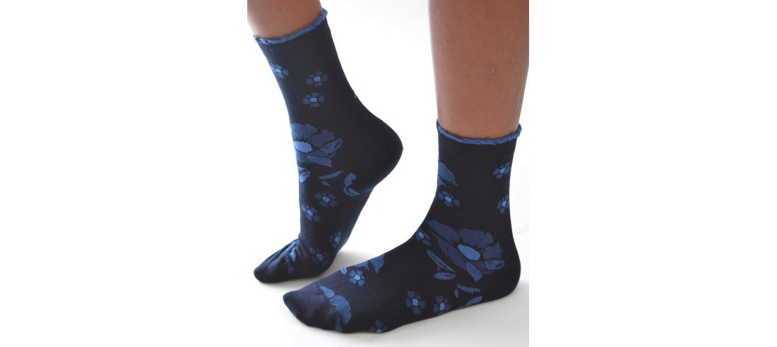 Chaussettes bouquet abstrait Sangiacomo
