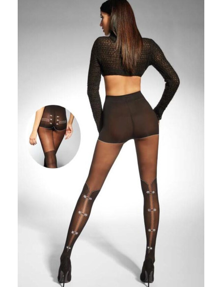 Collant Cuissarde clouté chic Adrian