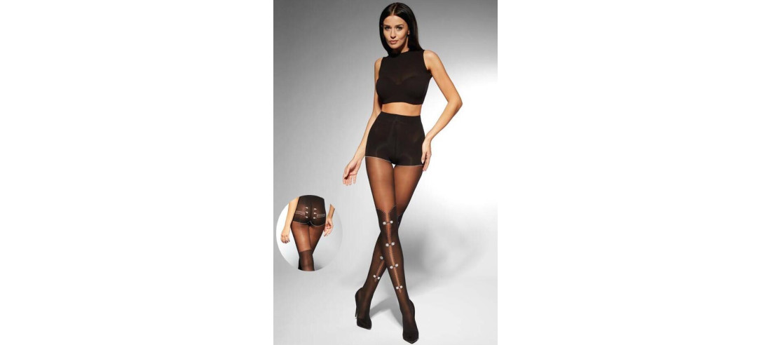 Collant Cuissarde clouté chic Adrian