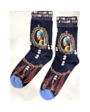 Chaussettes Art Museum La fille à la Perle