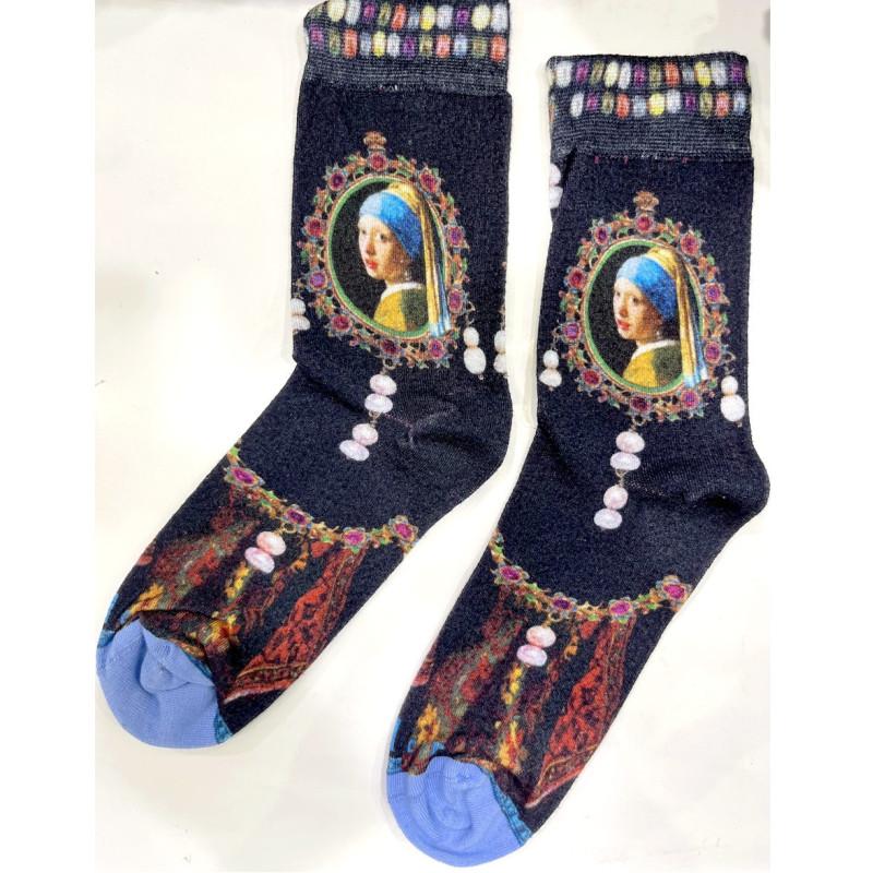 Chaussettes Art Museum La fille à la Perle