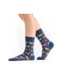 Chaussettes Pom de Pin Teckel Multi