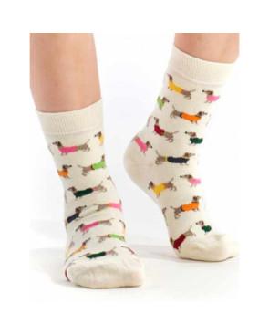 Chaussettes-Coton-pom-de-pin-ivoire-tekel-multi