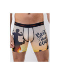 Boxer Long Loic Henry Microfibre Imprimé Best Dad Ever