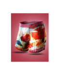 Boxer Long Loic Henry Microfibre Imprimé Parapluie