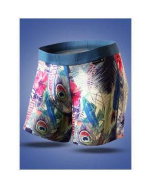 BOXER-Loic-Henry-Microfibre-imprimé-plumes