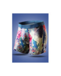 Boxer Long Loic Henry Microfibre Imprimé Plumes