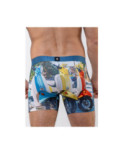 Boxer Long Loic Henry Microfibre Imprimé Roma